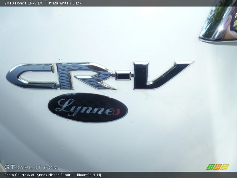 Taffeta White / Black 2010 Honda CR-V EX