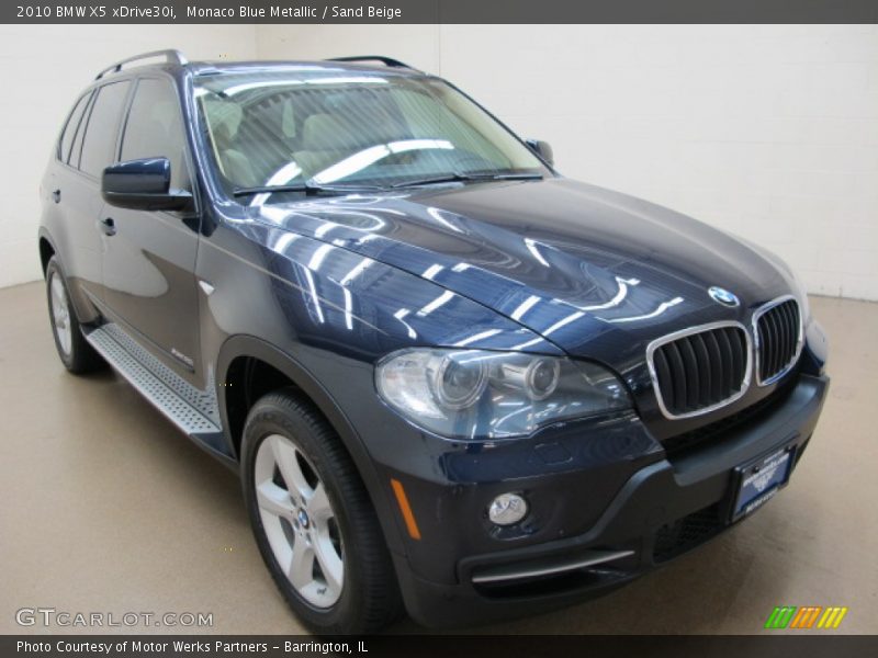 Monaco Blue Metallic / Sand Beige 2010 BMW X5 xDrive30i
