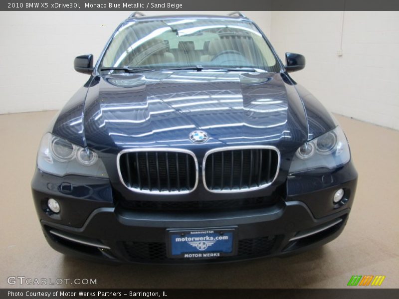 Monaco Blue Metallic / Sand Beige 2010 BMW X5 xDrive30i