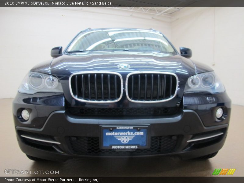 Monaco Blue Metallic / Sand Beige 2010 BMW X5 xDrive30i