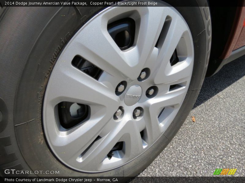Copper Pearl / Black/Light Frost Beige 2014 Dodge Journey Amercian Value Package