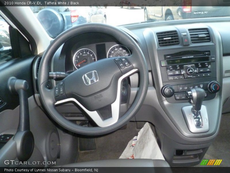 Taffeta White / Black 2010 Honda CR-V EX