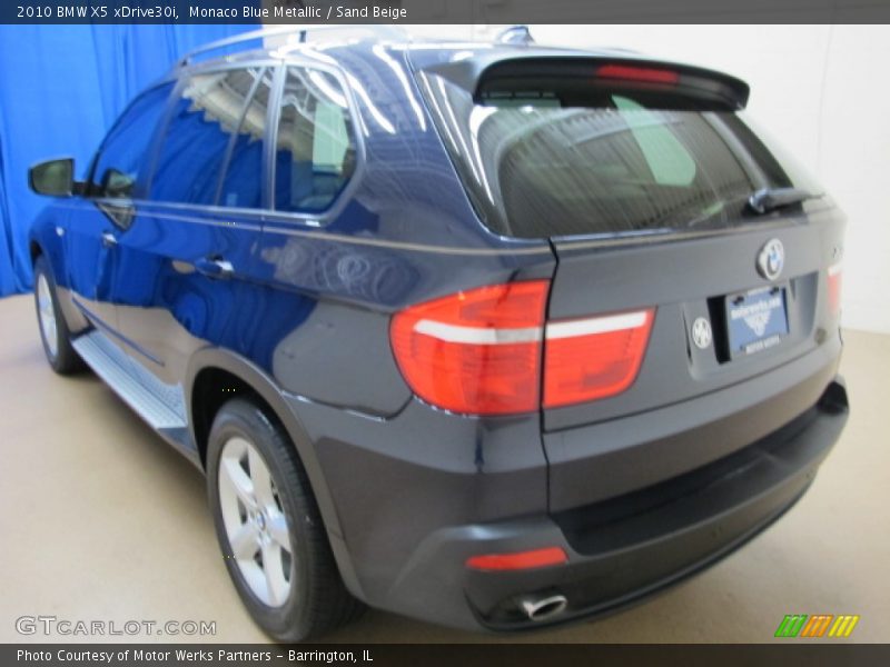 Monaco Blue Metallic / Sand Beige 2010 BMW X5 xDrive30i