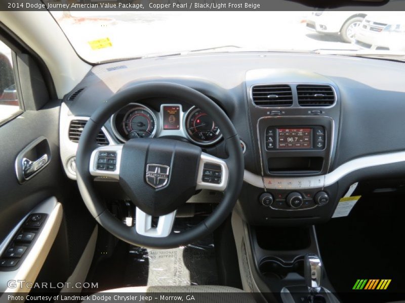Copper Pearl / Black/Light Frost Beige 2014 Dodge Journey Amercian Value Package