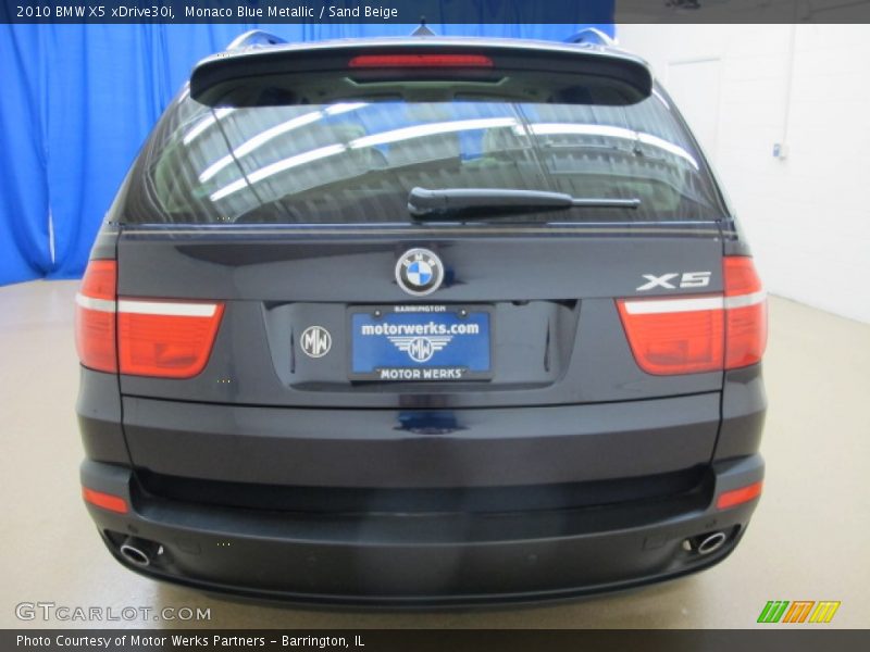 Monaco Blue Metallic / Sand Beige 2010 BMW X5 xDrive30i