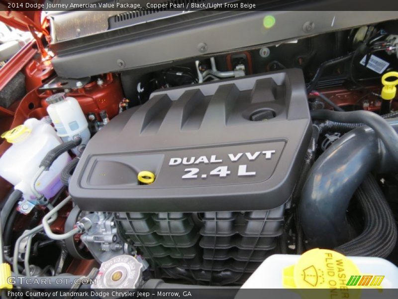 Copper Pearl / Black/Light Frost Beige 2014 Dodge Journey Amercian Value Package