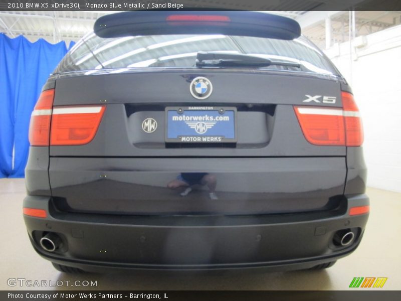 Monaco Blue Metallic / Sand Beige 2010 BMW X5 xDrive30i