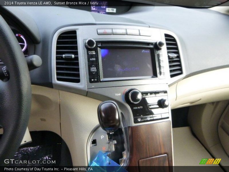 Sunset Bronze Mica / Ivory 2014 Toyota Venza LE AWD