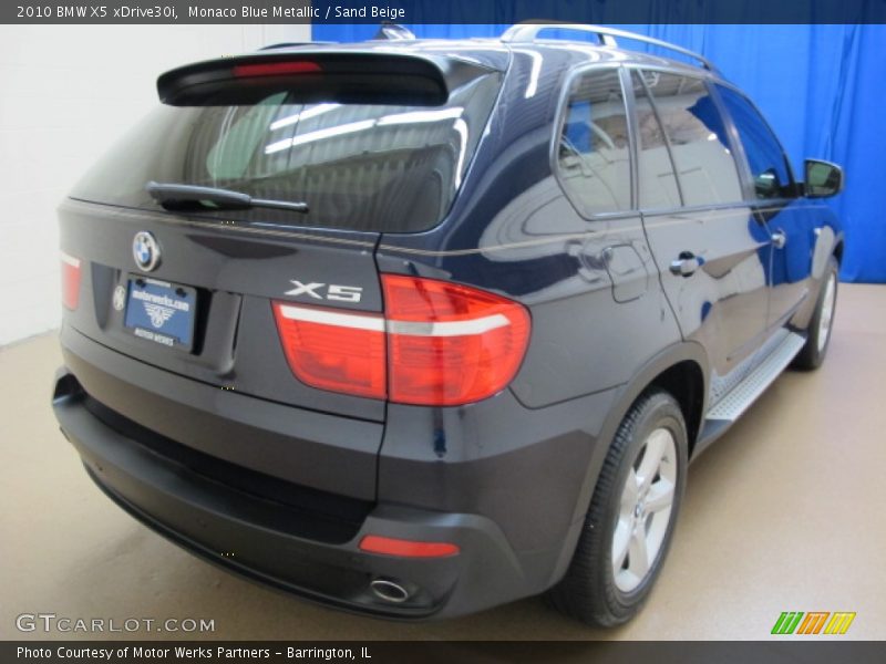 Monaco Blue Metallic / Sand Beige 2010 BMW X5 xDrive30i