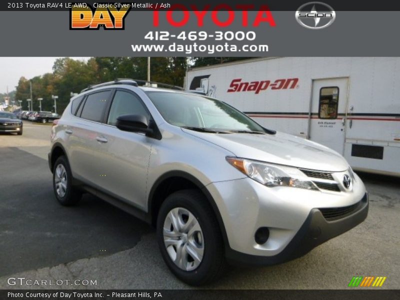 Classic Silver Metallic / Ash 2013 Toyota RAV4 LE AWD
