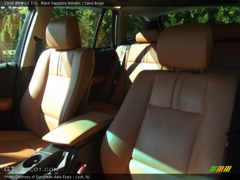 Black Sapphire Metallic / Sand Beige 2006 BMW X3 3.0i