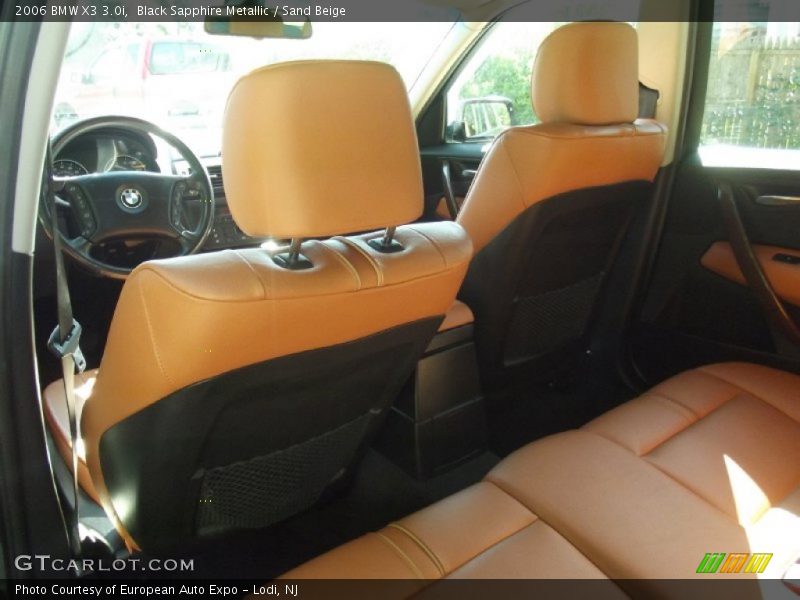 Black Sapphire Metallic / Sand Beige 2006 BMW X3 3.0i