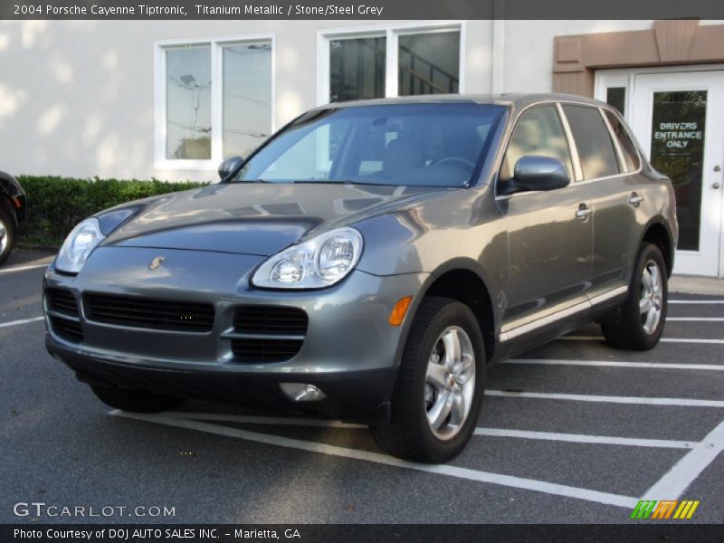 Titanium Metallic / Stone/Steel Grey 2004 Porsche Cayenne Tiptronic