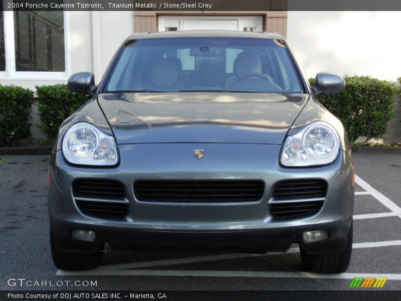 Titanium Metallic / Stone/Steel Grey 2004 Porsche Cayenne Tiptronic