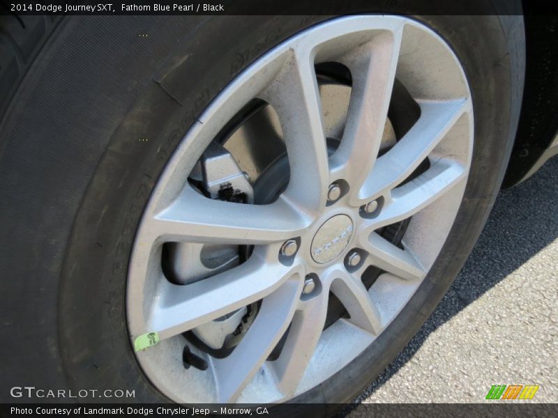 Fathom Blue Pearl / Black 2014 Dodge Journey SXT
