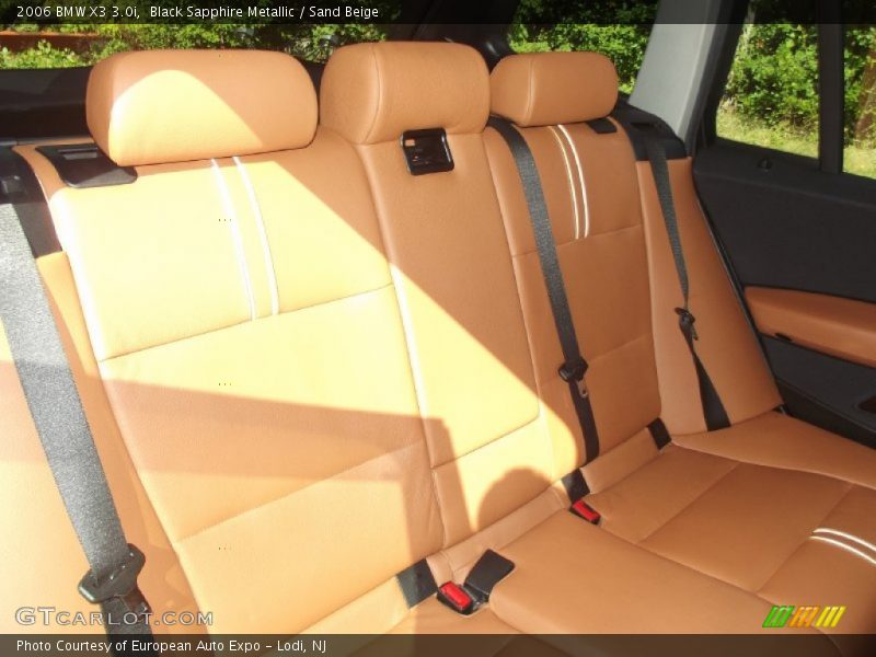 Black Sapphire Metallic / Sand Beige 2006 BMW X3 3.0i