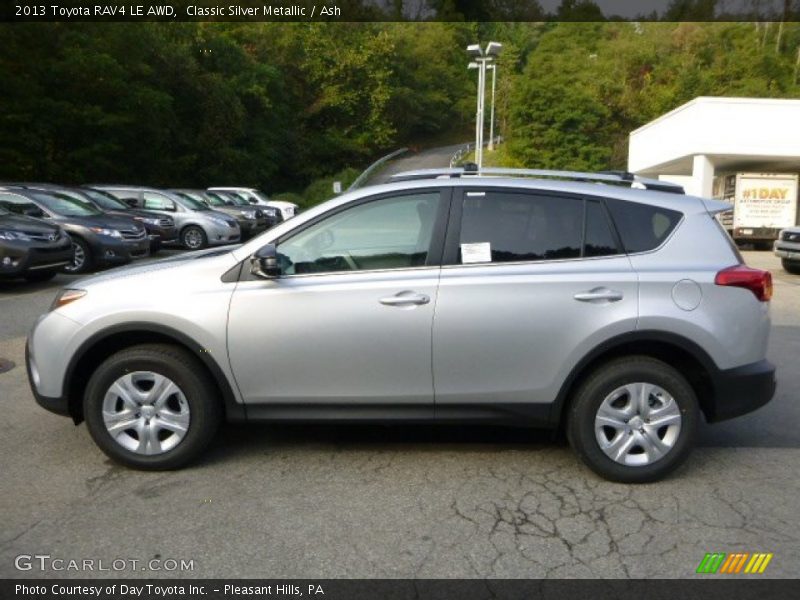 Classic Silver Metallic / Ash 2013 Toyota RAV4 LE AWD