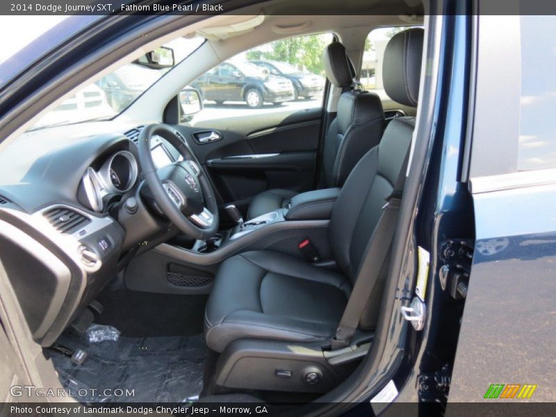 Fathom Blue Pearl / Black 2014 Dodge Journey SXT