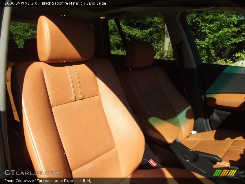 Black Sapphire Metallic / Sand Beige 2006 BMW X3 3.0i