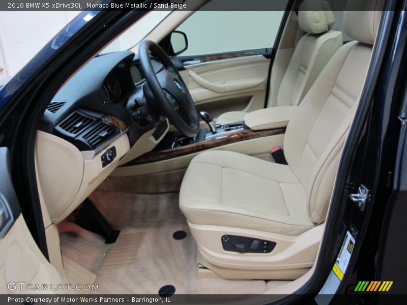 Monaco Blue Metallic / Sand Beige 2010 BMW X5 xDrive30i