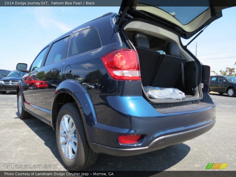 Fathom Blue Pearl / Black 2014 Dodge Journey SXT