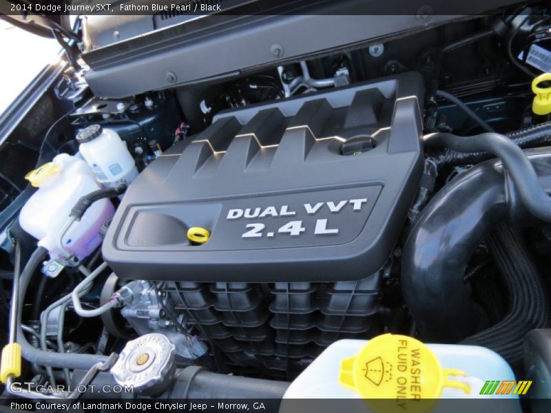 Fathom Blue Pearl / Black 2014 Dodge Journey SXT