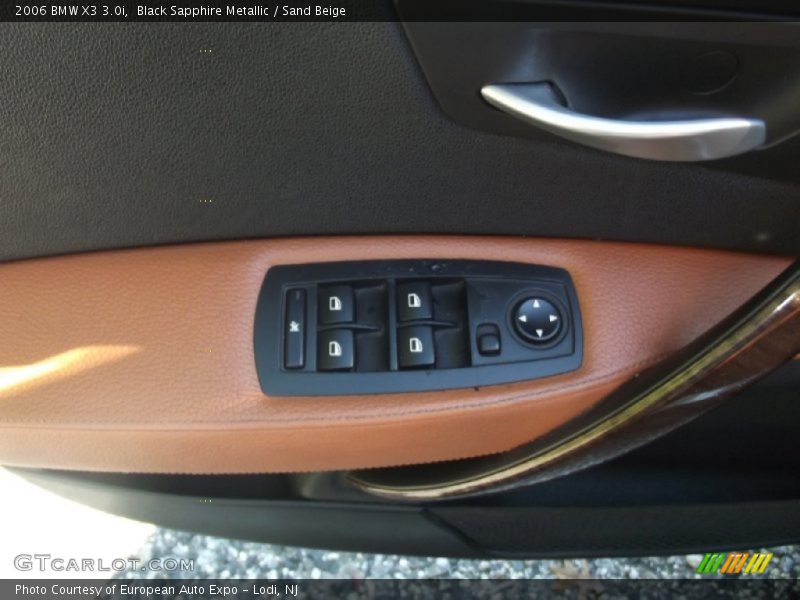Black Sapphire Metallic / Sand Beige 2006 BMW X3 3.0i