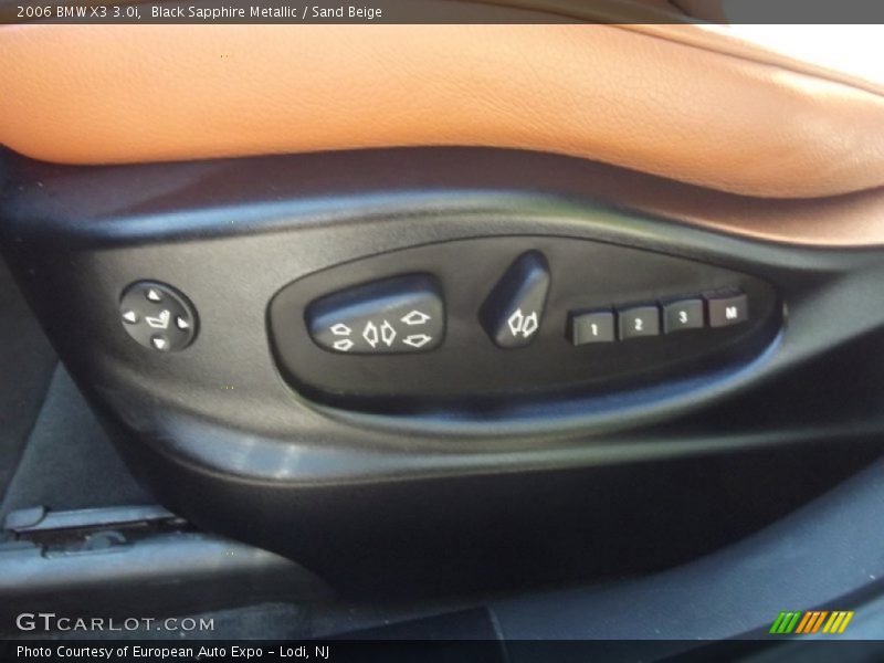 Black Sapphire Metallic / Sand Beige 2006 BMW X3 3.0i