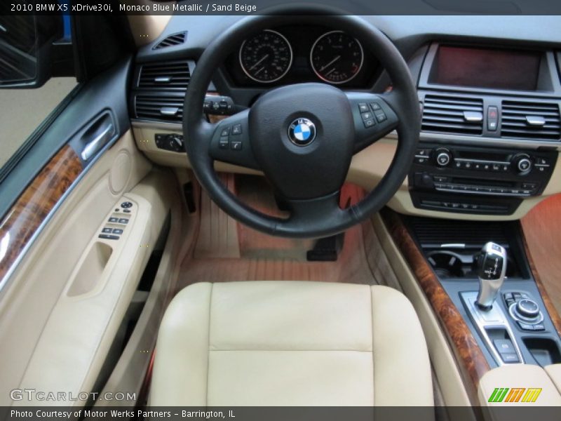 Monaco Blue Metallic / Sand Beige 2010 BMW X5 xDrive30i
