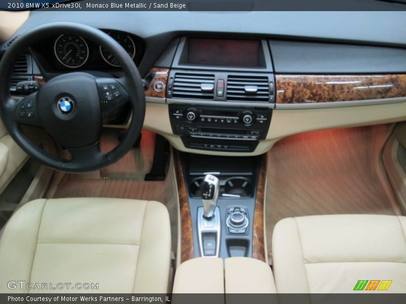 Monaco Blue Metallic / Sand Beige 2010 BMW X5 xDrive30i