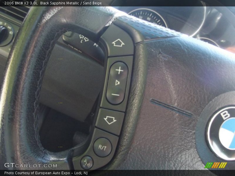 Black Sapphire Metallic / Sand Beige 2006 BMW X3 3.0i