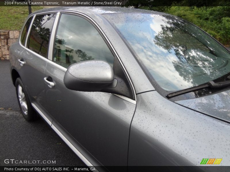 Titanium Metallic / Stone/Steel Grey 2004 Porsche Cayenne Tiptronic