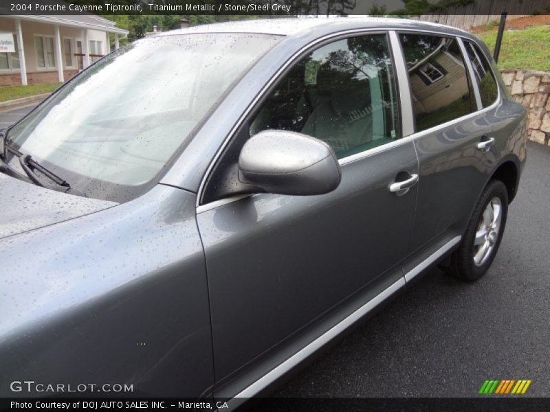 Titanium Metallic / Stone/Steel Grey 2004 Porsche Cayenne Tiptronic