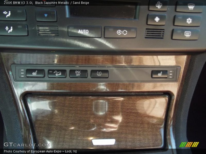 Black Sapphire Metallic / Sand Beige 2006 BMW X3 3.0i