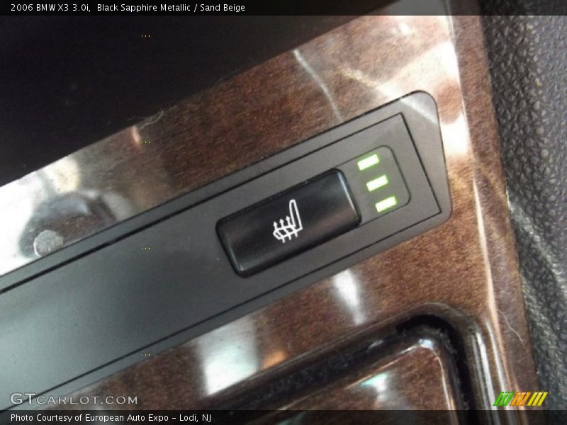 Black Sapphire Metallic / Sand Beige 2006 BMW X3 3.0i