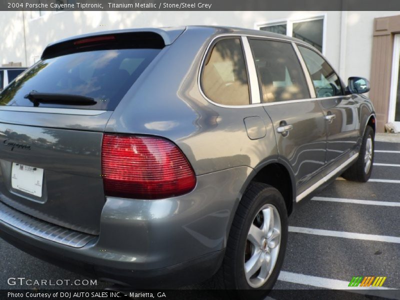 Titanium Metallic / Stone/Steel Grey 2004 Porsche Cayenne Tiptronic
