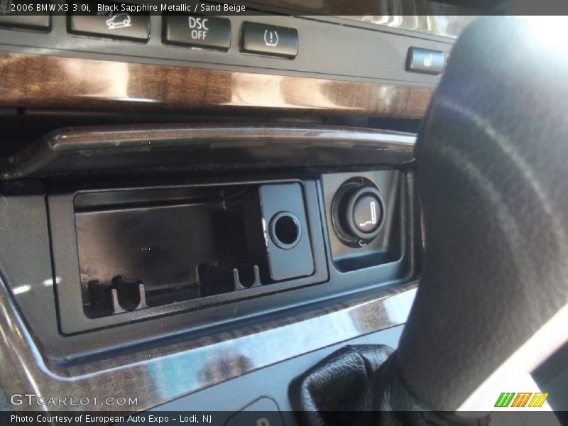 Black Sapphire Metallic / Sand Beige 2006 BMW X3 3.0i