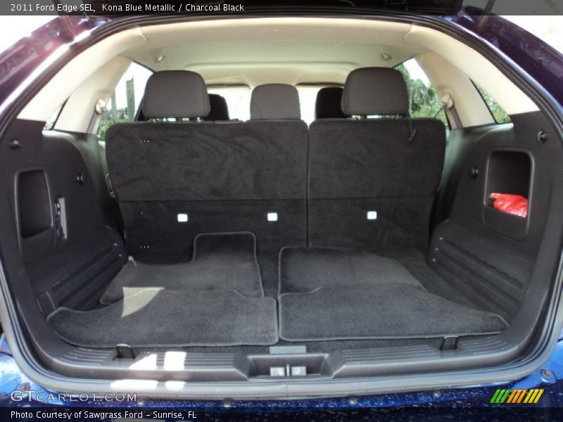 Kona Blue Metallic / Charcoal Black 2011 Ford Edge SEL