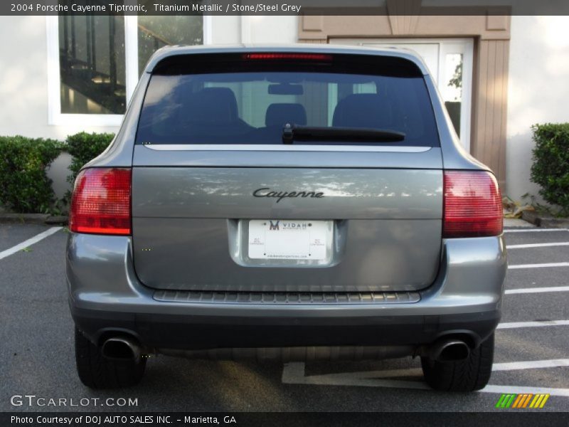 Titanium Metallic / Stone/Steel Grey 2004 Porsche Cayenne Tiptronic