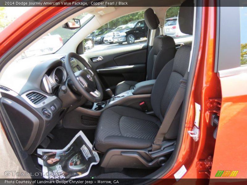 Copper Pearl / Black 2014 Dodge Journey Amercian Value Package