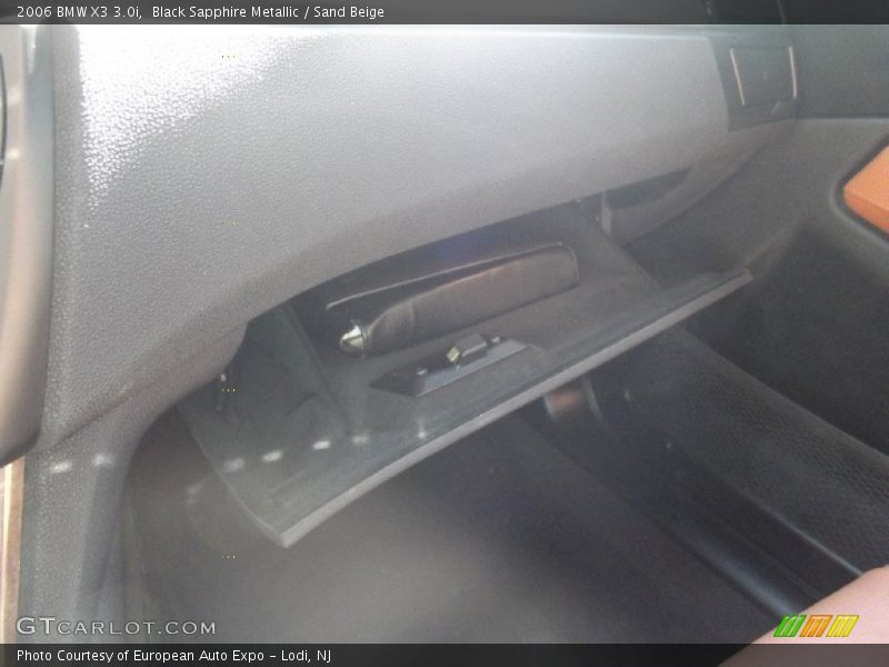 Black Sapphire Metallic / Sand Beige 2006 BMW X3 3.0i