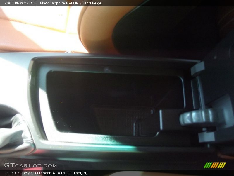 Black Sapphire Metallic / Sand Beige 2006 BMW X3 3.0i