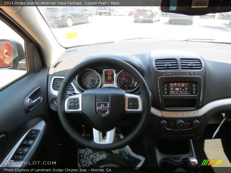 Copper Pearl / Black 2014 Dodge Journey Amercian Value Package