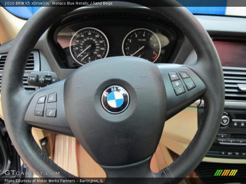 Monaco Blue Metallic / Sand Beige 2010 BMW X5 xDrive30i