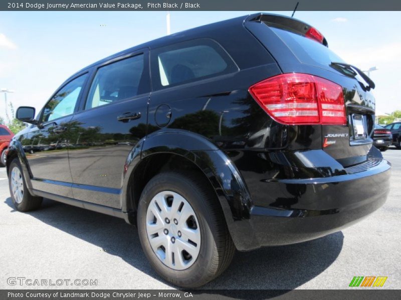 Pitch Black / Black 2014 Dodge Journey Amercian Value Package
