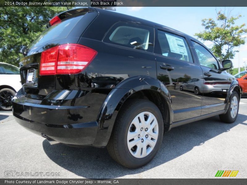 Pitch Black / Black 2014 Dodge Journey Amercian Value Package