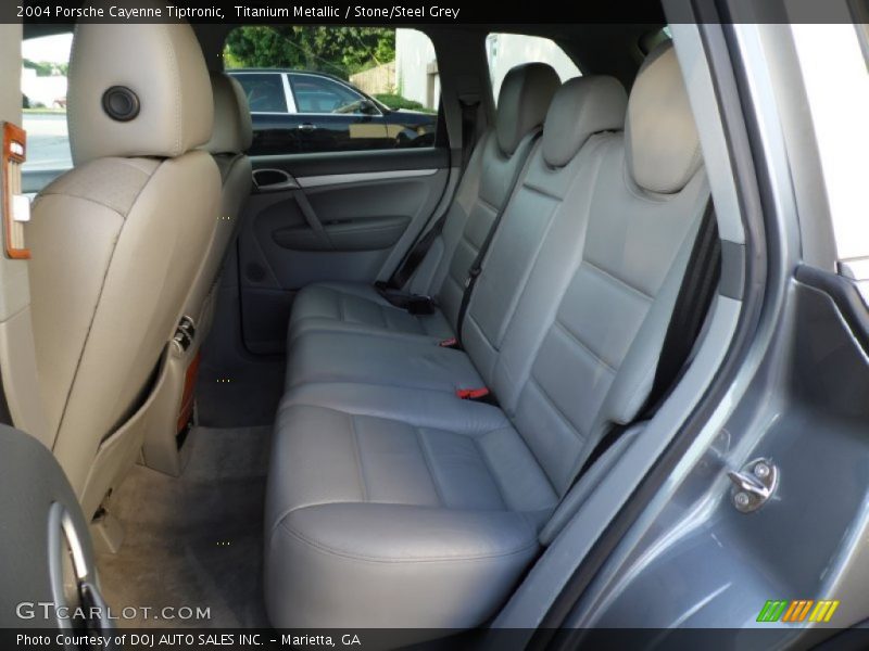 Titanium Metallic / Stone/Steel Grey 2004 Porsche Cayenne Tiptronic