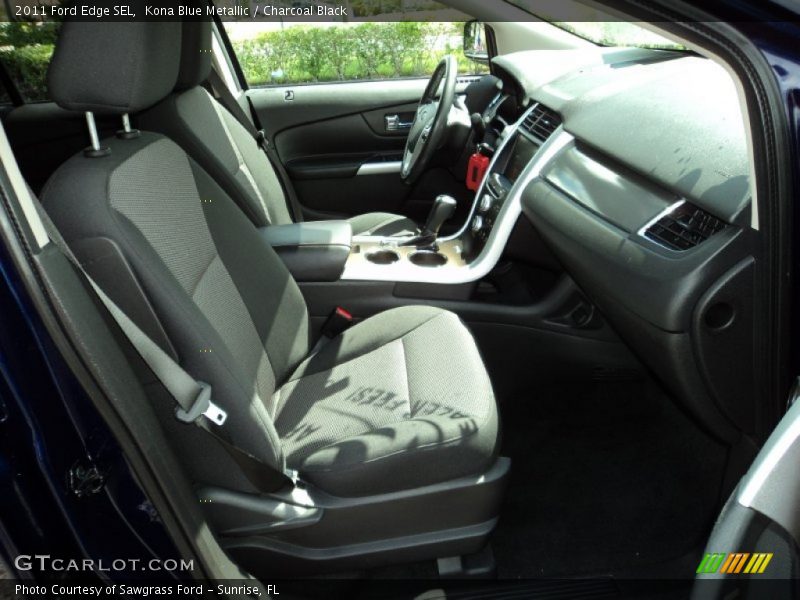 Kona Blue Metallic / Charcoal Black 2011 Ford Edge SEL