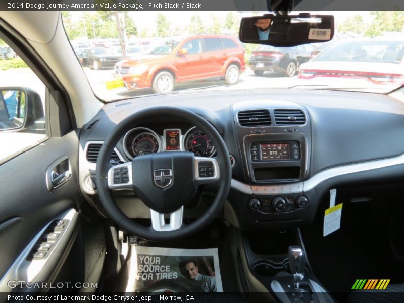 Pitch Black / Black 2014 Dodge Journey Amercian Value Package