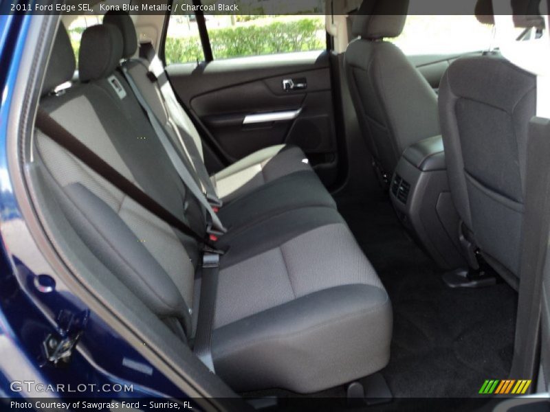 Kona Blue Metallic / Charcoal Black 2011 Ford Edge SEL